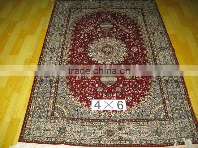 handmade silk carpet