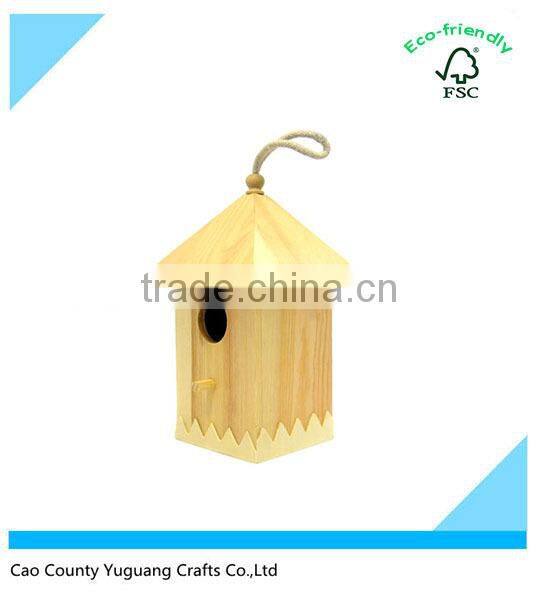 Custom Christmas Decorative Wooden Bird House