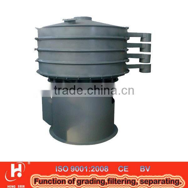 three decks with carbon steel sieve equipment for soil screening