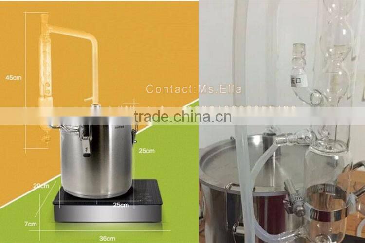10L essential oil distillation equipment lime essential oil distillation