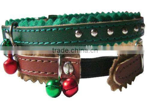 Metal Fish Cat Safety Collar with bell,Pink