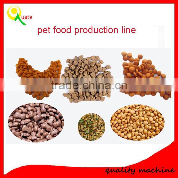 Full-automatic pet food processing equipment animal dog pet feed bulking machine with factory price