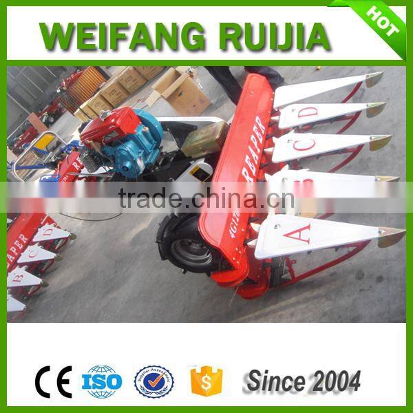 High-performance Walk Behind Type Wheat and Paddy Harvester machine 4G120A reaper