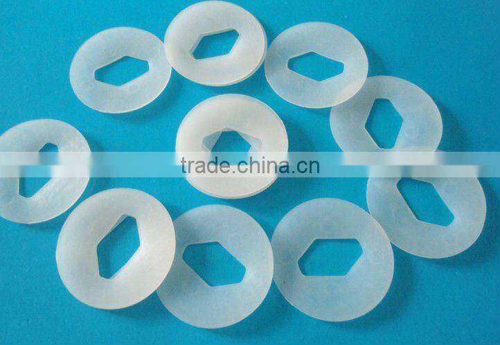 wear UHMWPE plastic parst machinery washer by custom