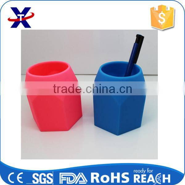 Creative DIY pencil head silicone pen container small