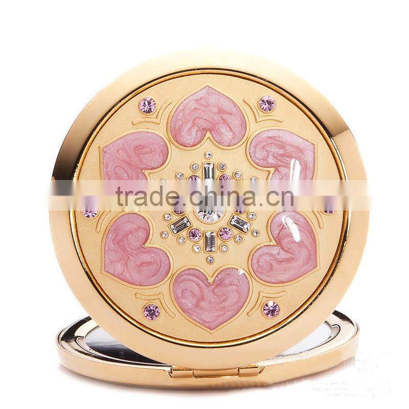 Fashion folding Makeup portable Valentines Gift Mirror