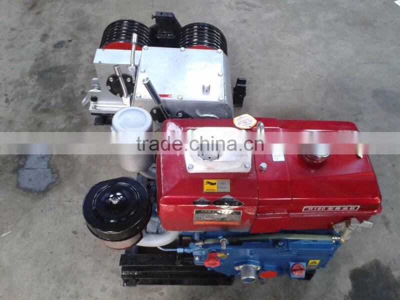 Double Capstan 5T Cable Pulling Winch With Diesel Engine