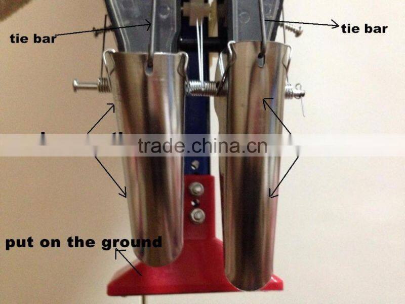 Double barrel manual corn plastic planter