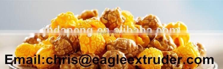 Fully automatic camarel/sweet/savory popcorn processing line