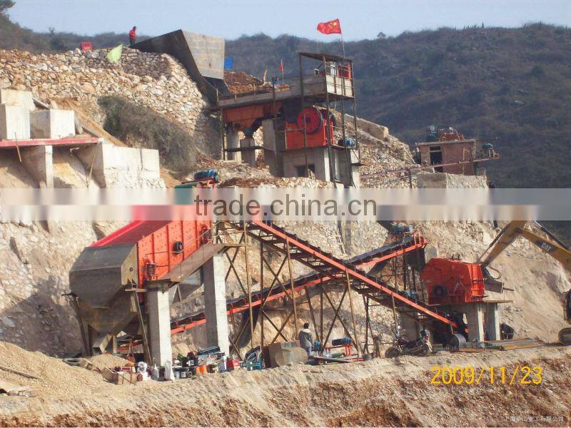 high tech jaw crusher plant