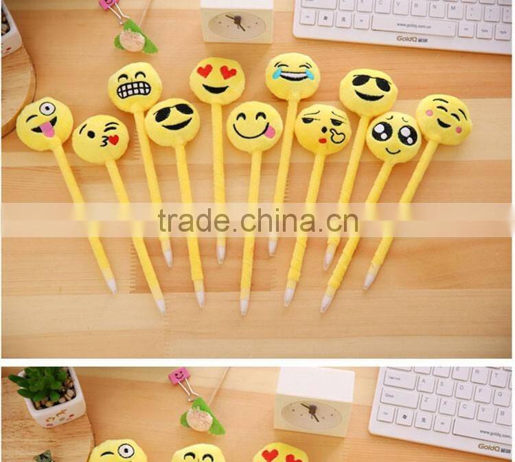promotional wholesale cheap funny school office stationery mini lint expression roller ball point pen