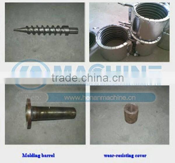 China Manufacture coal dust small straw rice husk wood biomass sawdust briquette machine