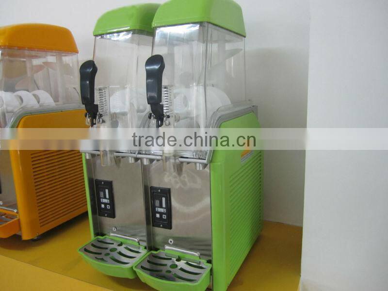 12L 2 tanks Commercial Slush Machine, Frozen Drink Machine