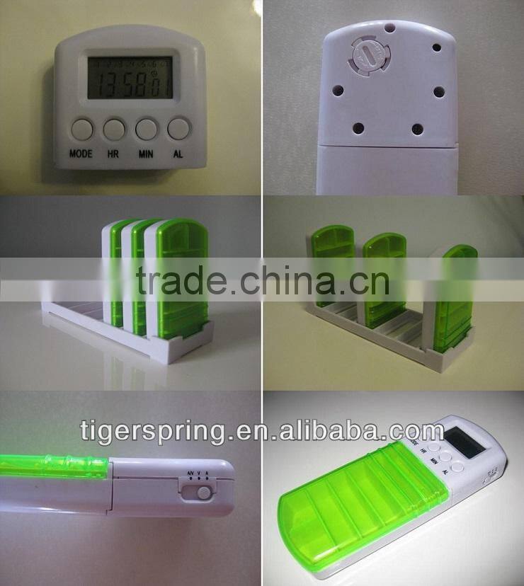 Popular pill box with reminder timer