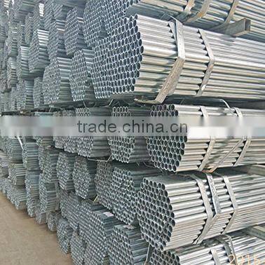 erw carbon welded round threaded galvanized pipe 86mm