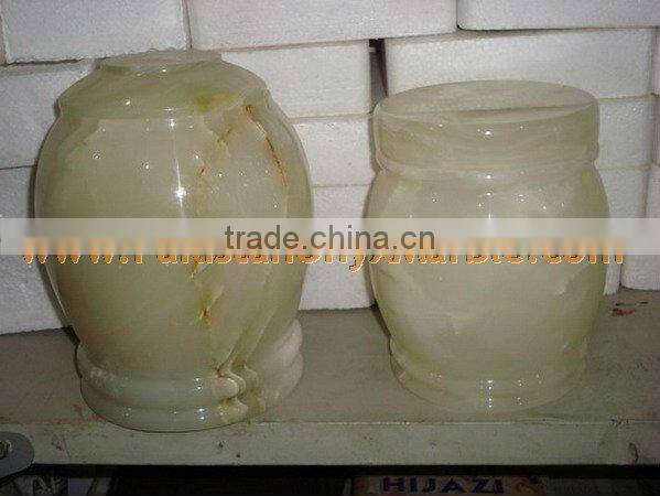 Natural stone green Urns Onyx Marble Decorative Gifts