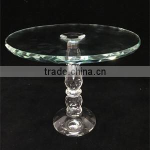 crystal cake stand for wedding decration
