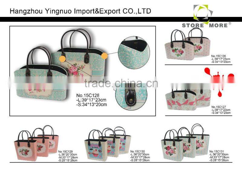 Living Room Bathroom Trash Can, Leather Trash Bin Without Lid