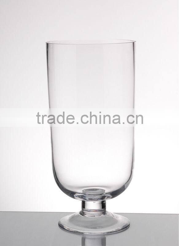 clear glass vases,tapered square glass vase,transparent glass vase