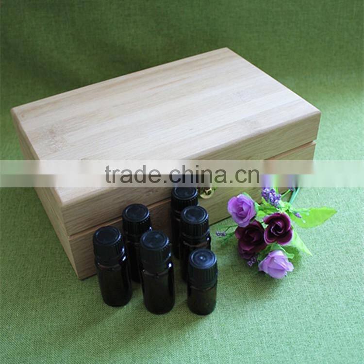 small fancy pine wooden empty gift box for Essential oil