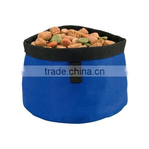Hot selling portable dog folding food bowl