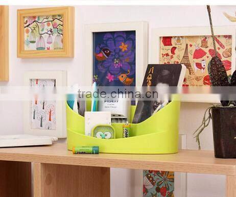 cy271 Storage Boxes Makeup Cute Plastic Office Desktop Organizer Storage Box