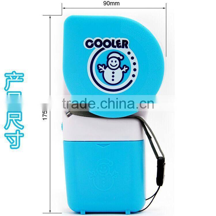 Super mini cooler fan, summer mini handheld fan, fashion cooling mini fan, water spraying fan