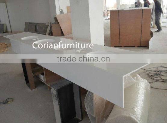 New design 2016 corian wall hung wash hand basin