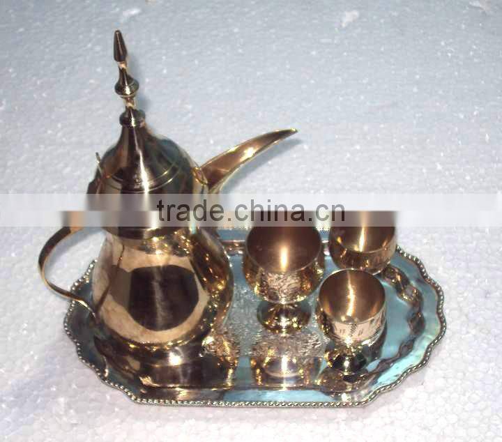 Arabic dallah set, arabic tray set, arabic coffee set, coffee serving set,