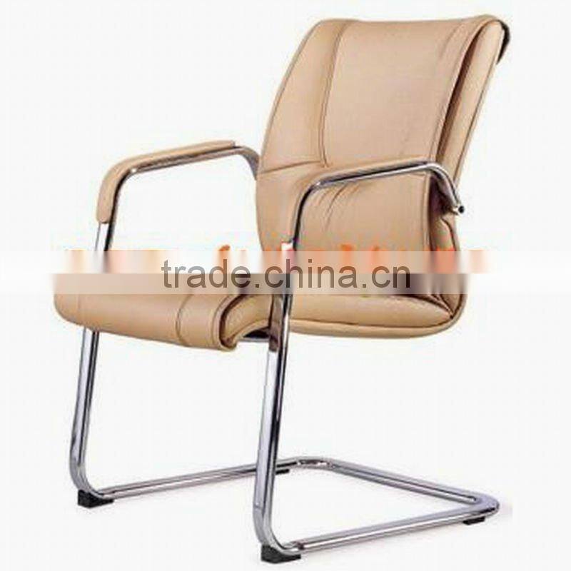 Leather cushion plywood chair