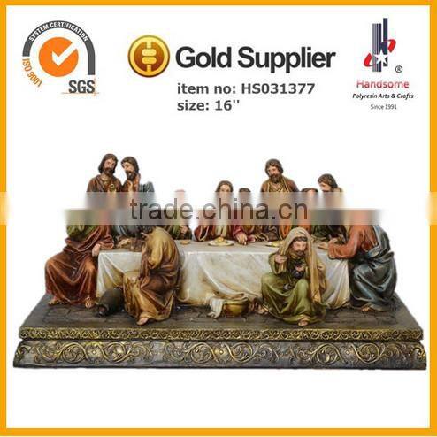 Classic Resin Religious Last Supper Sculpture