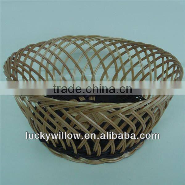 factory recycled plastic woven fruit basket