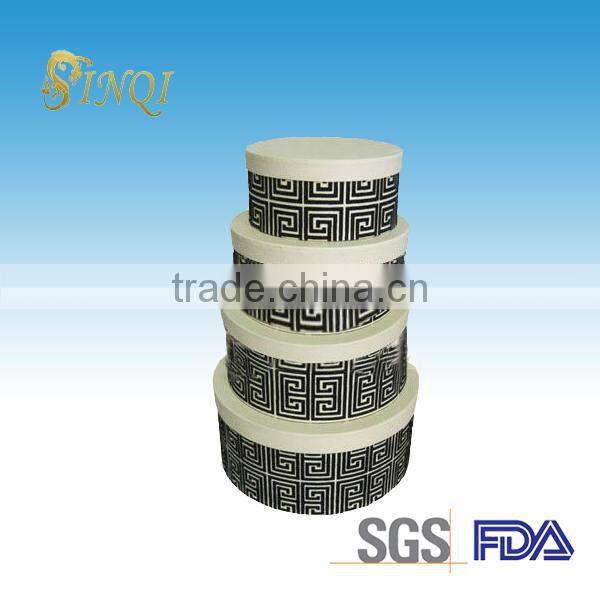 Paper gift packaging box paper round gift packaging box