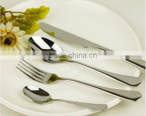Stainless Steel Cutlery Set Flatware Set with free logo