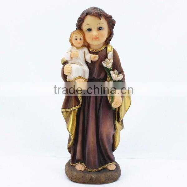 Catholic religious Nativity set souvenirs resin holy family statue