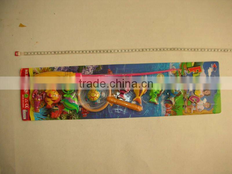 seaworld fishing game toy set