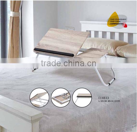 Foldable adjustable lap desk, recliner bamboo laptop desk as seen on tv