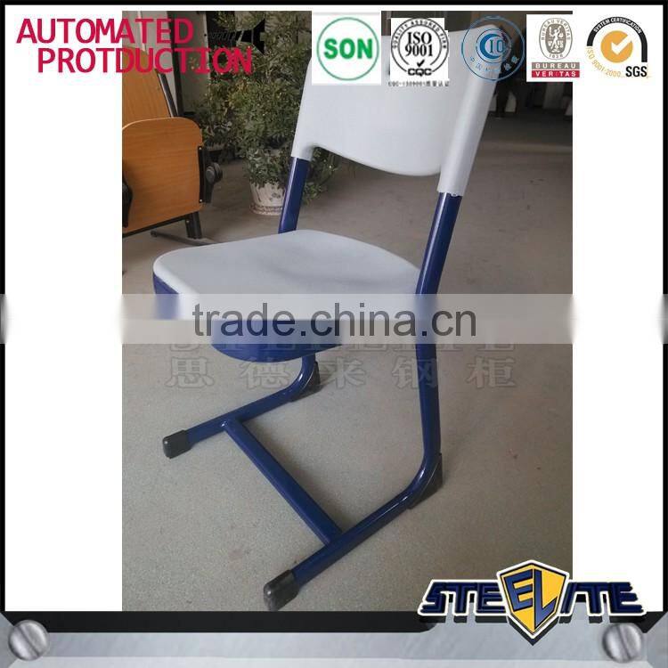 Modern Educational Furniture Classroom Plastic Double Desk and Chair