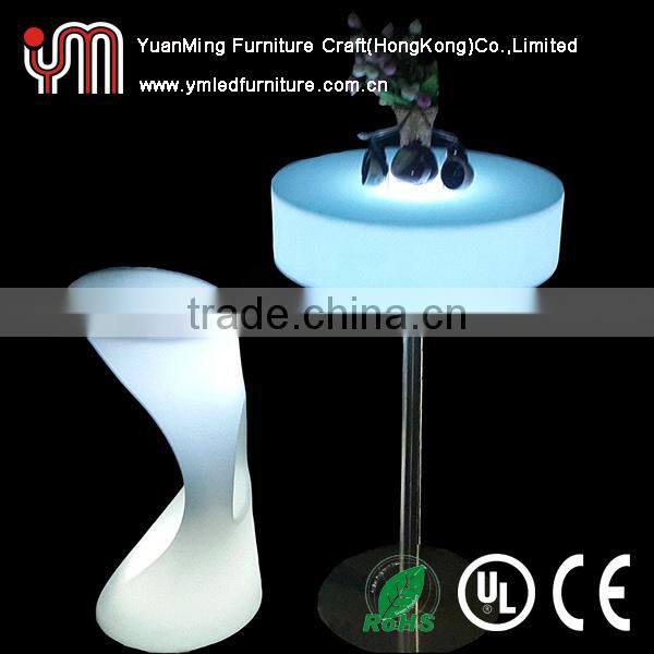 Glowing Led Cocktail Table 16 Colour Change Led Bar Table