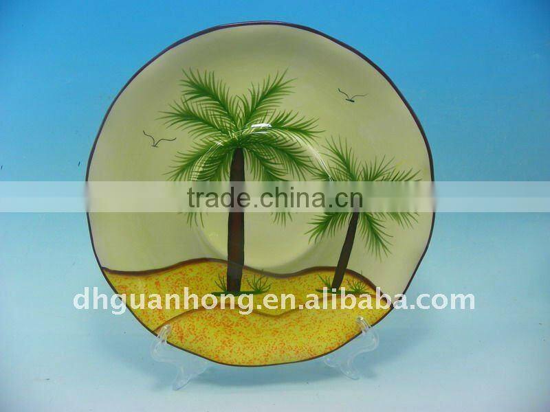 White Round Plates Dollhouse Miniatures Ceramic Supply Deco