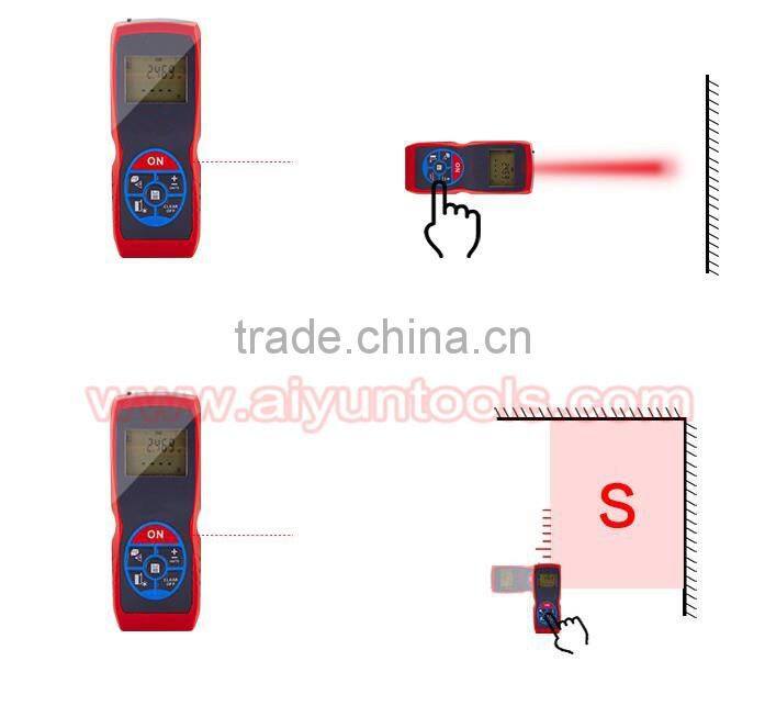 40m 60m 80m 100m cheap mini digital diy laser distance meter rangefinder OEM