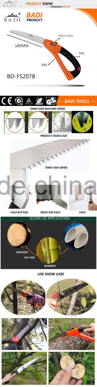 7inch blade good straight blade folding pruning saw