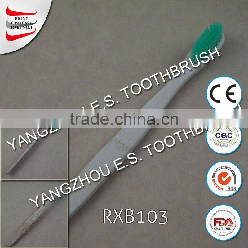 High quality oral care micro bamboo brush with soft bristle