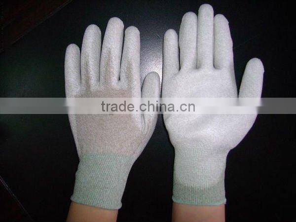 Nylon Knitted PU Palm Coated Working Glove ZMR365