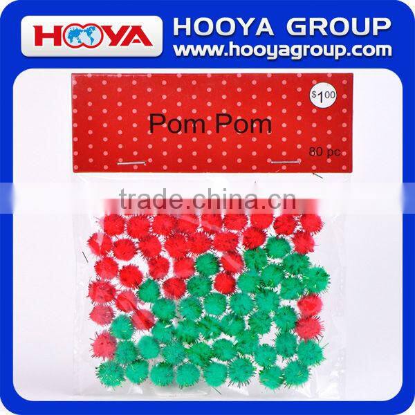 Polypropylene Glitter Pom Pom Pom