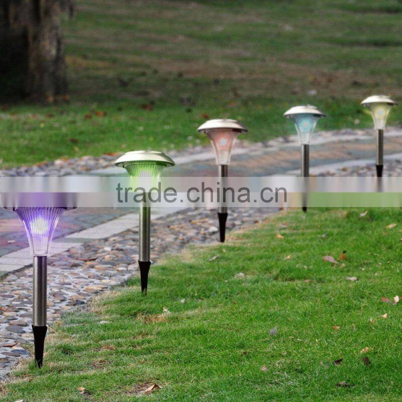 Solar Lights Lawn Garden Yard Pathway Stake Color Changing LED