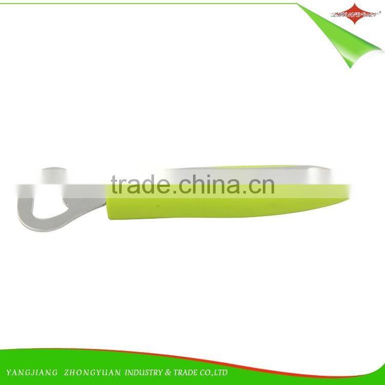 ZY-A221634 Creative safe cut easy to use Factory Customizable Stainless Steel beer speed Bottle Opener