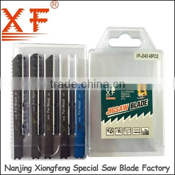 45 pieces plastic box XF jig saw blade tool shank - XF-J048
