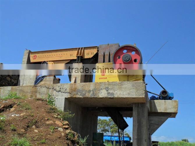 2014 steel casting type small basalt crusher equipment for stone quarry