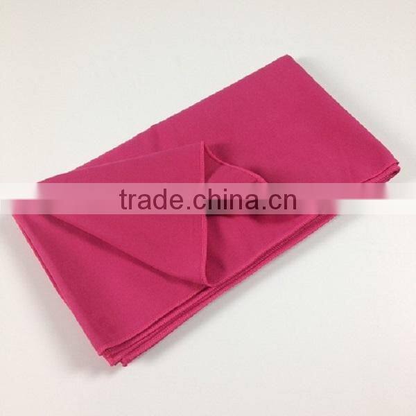 super fine printed antibacterial microfiber suede sport towel